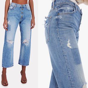 MOTHER SUPERIOR The Snapped Ditcher Flood Crop Jeans We Are Castaways 34 NEW